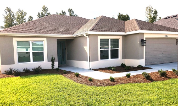Okahumpka Casa | Your Florida Luxury Escape! A new private retreat with preserve view & golf cart