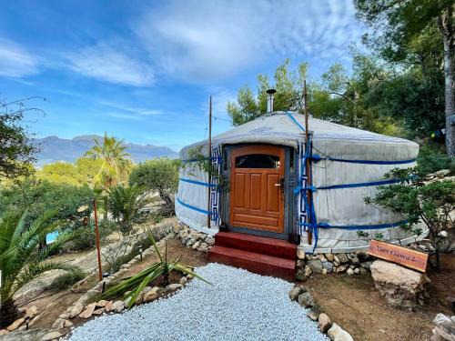 La Nucia Otro | Yurt in La Nucia met zwembad