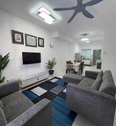 Tasek Gelugor Apartamento | Zalins CozyHome 3BR - Double Storey Terrace