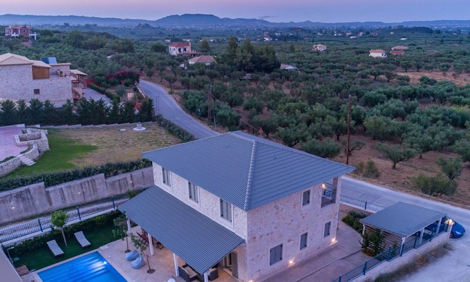 Lagopodo Villa | ZANTE SOLEIL - High-end stone villa with 4BD, ...
