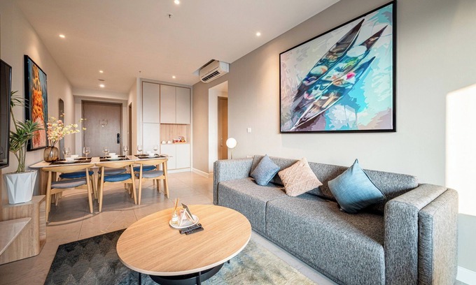 District 4 Apartamento | Zenity D1 3 bedrooms Apt Prime Location- Perfect for Family Gym, Pool