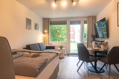 Gross Buchholz Apartamento | Zentral nah MHH Terrasse Komfort 2