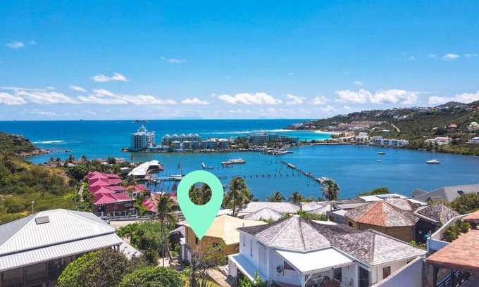 Oyster Pond Apartamento | ZouZou charming apartment with swimming pool