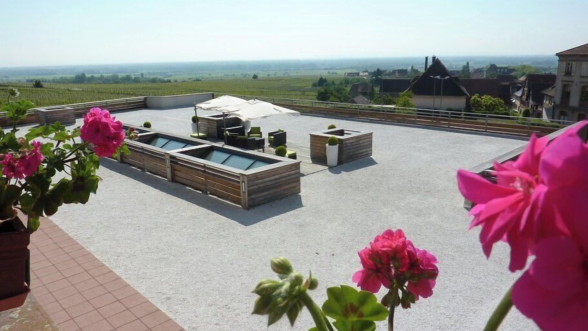 foto de Balcón de patio en Saint-Hippolyte