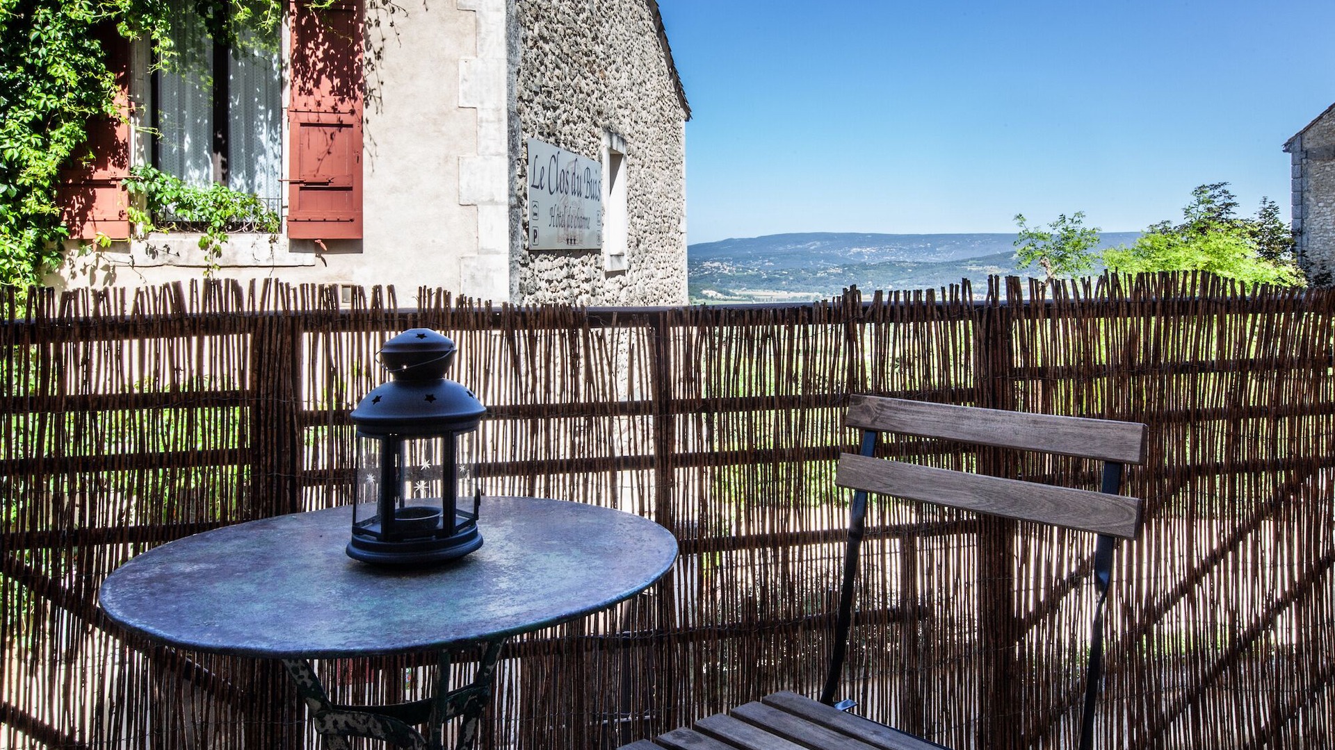 foto de Balcón de patio en Bonnieux