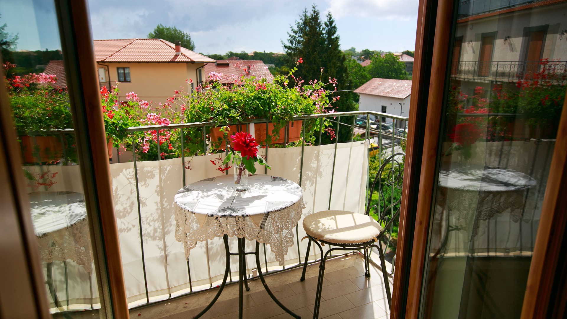 foto de Balcón de patio en Bomerano