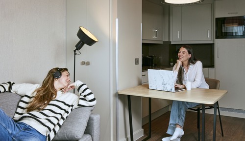 Habitación con 2 camas individuales, 1 habitación