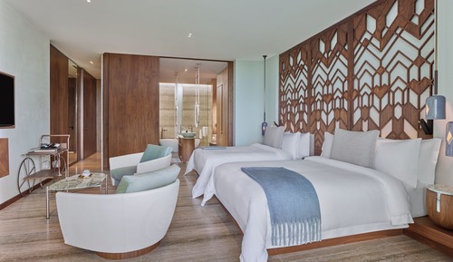 Habitación Deluxe, 2 camas de matrimonio, no fumadores, vistas al mar (Terrace)