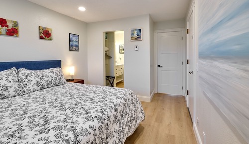 Habitación Premier, 1 cama de matrimonio grande con sofá cama, cocina, vistas al mar