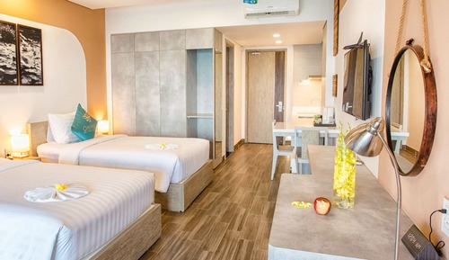 Suite familiar, vistas al jardín