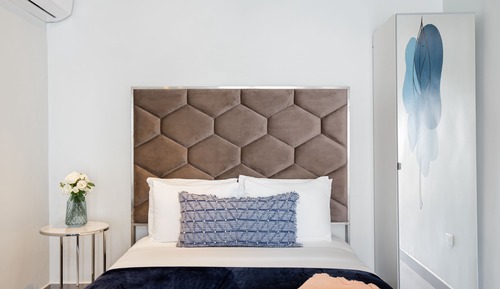 Estudio, 1 cama de matrimonio con sofá cama