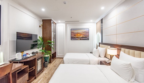 Habitación superior con 1 cama doble o 2 individuales