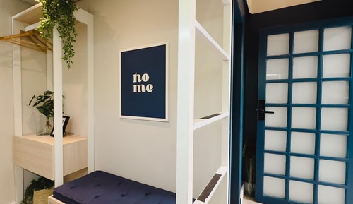 Estudio Cama Elevada com Escada