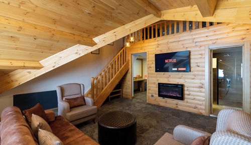 Suite presidencial, 1 habitación, chimenea, vistas a la montaña