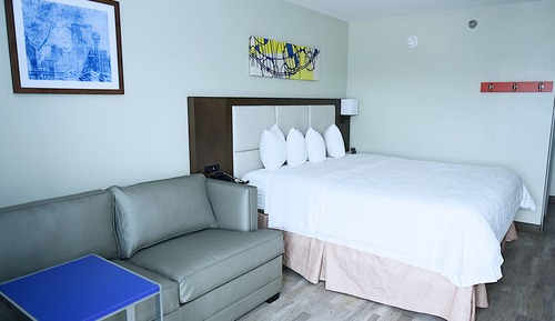 Habitación Deluxe, 1 cama de matrimonio grande, no fumadores (Walk-in Shower;with Sofabed)