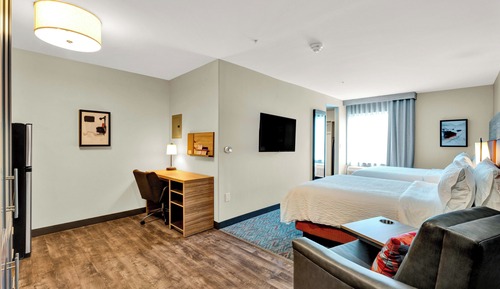 Suite estudio, 2 camas de matrimonio