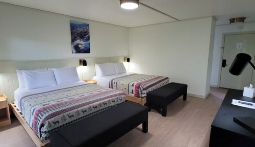 Habitación estándar, 2 camas de matrimonio, no fumadores, balcón