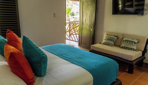 Habitación doble, vistas al jardín
