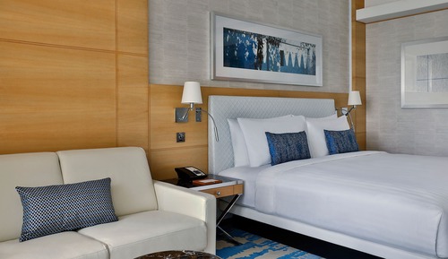 Palm Deluxe Room with King Bed and Sofa Bed  Private Balcony, Direct Access to Beach