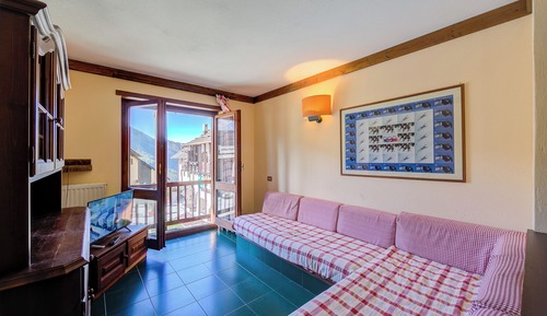 Apartamento familiar, 1 habitación, junto a la montaña (Grange Hike & Ski - 35C Sestriere)