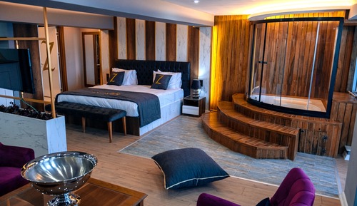 Suite panorámica, 1 cama doble, vistas al mar