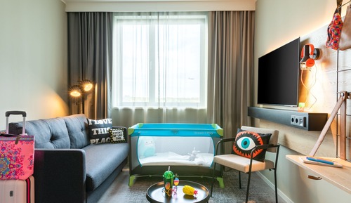 Habitación familiar, 1 cama de matrimonio con sofá cama