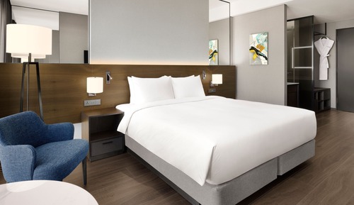 Habitación Premier, 1 cama de matrimonio grande, no fumadores, vistas a la ciudad