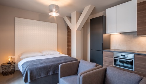 Suite estudio Confort, balcón (No 505, 508, 510)