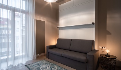 Estudio de diseño, balcón (with wallbed eg X03)