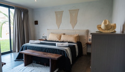 Habitación superior, 1 cama de matrimonio grande, terraza