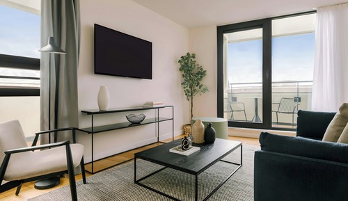 Apartamento, 2 habitaciones, no fumadores, balcón