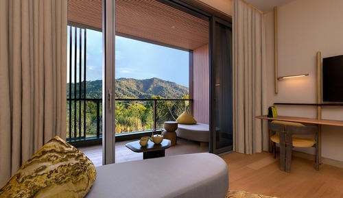 Habitación estándar, 1 cama de matrimonio grande, vistas a la montaña