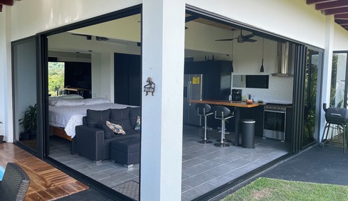 Suite estudio panorámica, cocina, vistas a la montaña