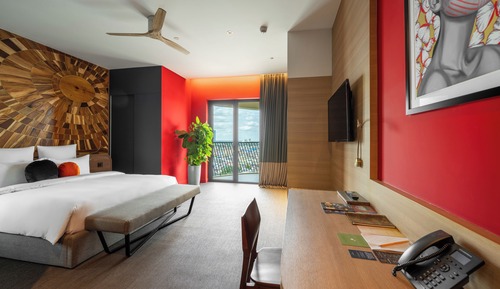 Habitación de lujo doble, balcón, vistas al río