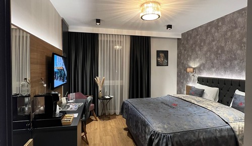 Habitación clásica doble, 1 cama de matrimonio grande, no fumadores, baño privado