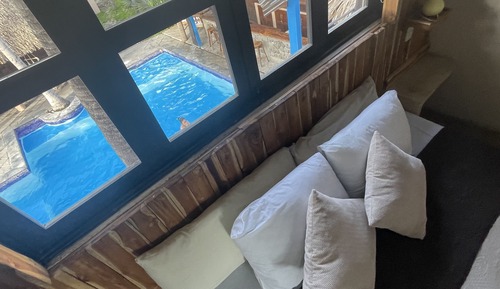 Habitación junior, 1 cama de matrimonio grande, balcón, vistas al mar