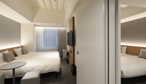 Habitación cuádruple familiar (Connecting, 4 Single Beds)