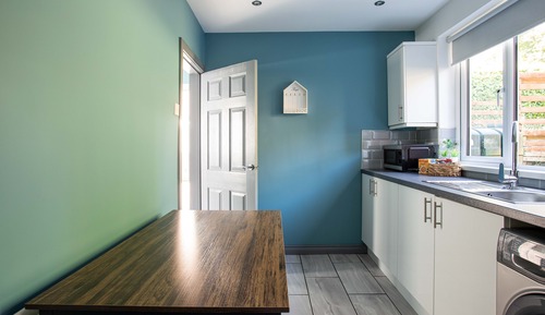Casa, baño privado