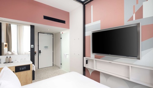 Habitación, 1 cama de matrimonio grande, accesible para personas con discapacidad