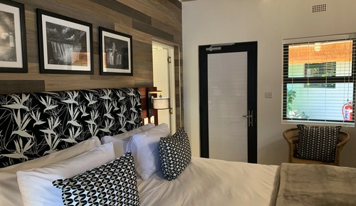 Habitación doble, patio