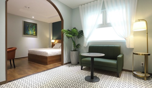 Habitación superior, 1 cama de matrimonio grande