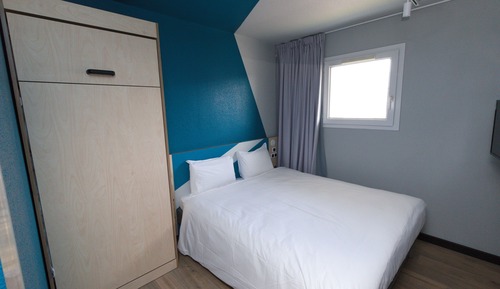 Habitación familiar doble, 1 cama doble con sofá cama