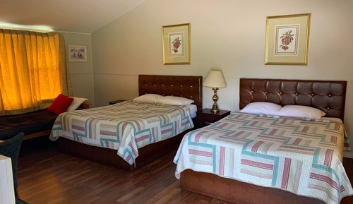 Habitación básica, varias camas, no fumadores
