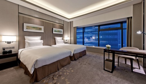 Habitación Deluxe, 2 camas individuales, acceso al Business Lounge (Executive, High Floor)