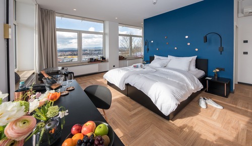 Suite, 1 cama de matrimonio grande, baño privado