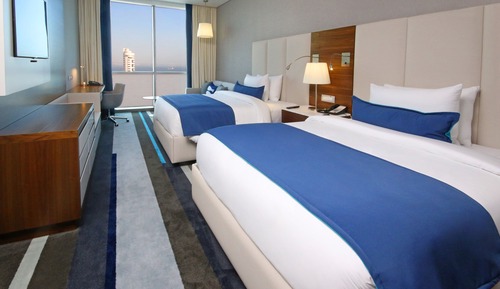 Habitación clásica, 2 camas de matrimonio, vistas al mar (Smart Room)
