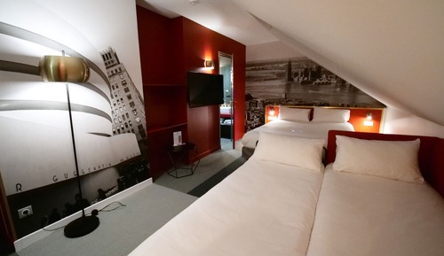 Habitación familiar, varias camas