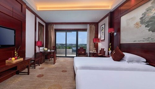 Habitación Deluxe, 2 camas individuales, vistas al jardín