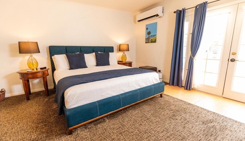 Suite estudio Deluxe, 1 cama de matrimonio grande, vistas a la piscina