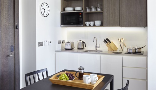 Suite estudio, cocina